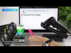 YHD-5800G Przewodowy laserowy skaner kodów kreskowych 1D